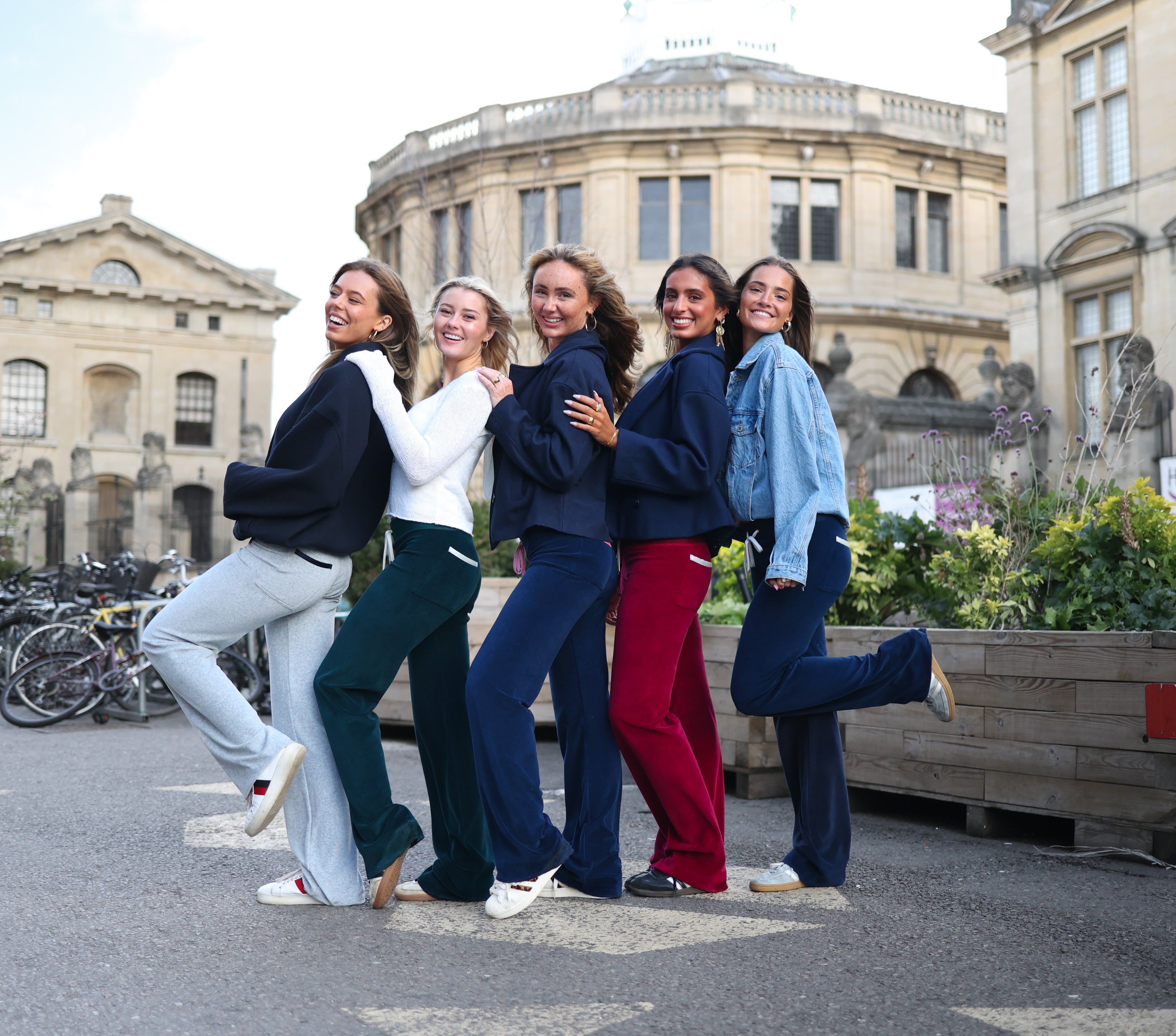 Allegra Campus Collection By Caitlin - Forest Green/Ivory Jogger