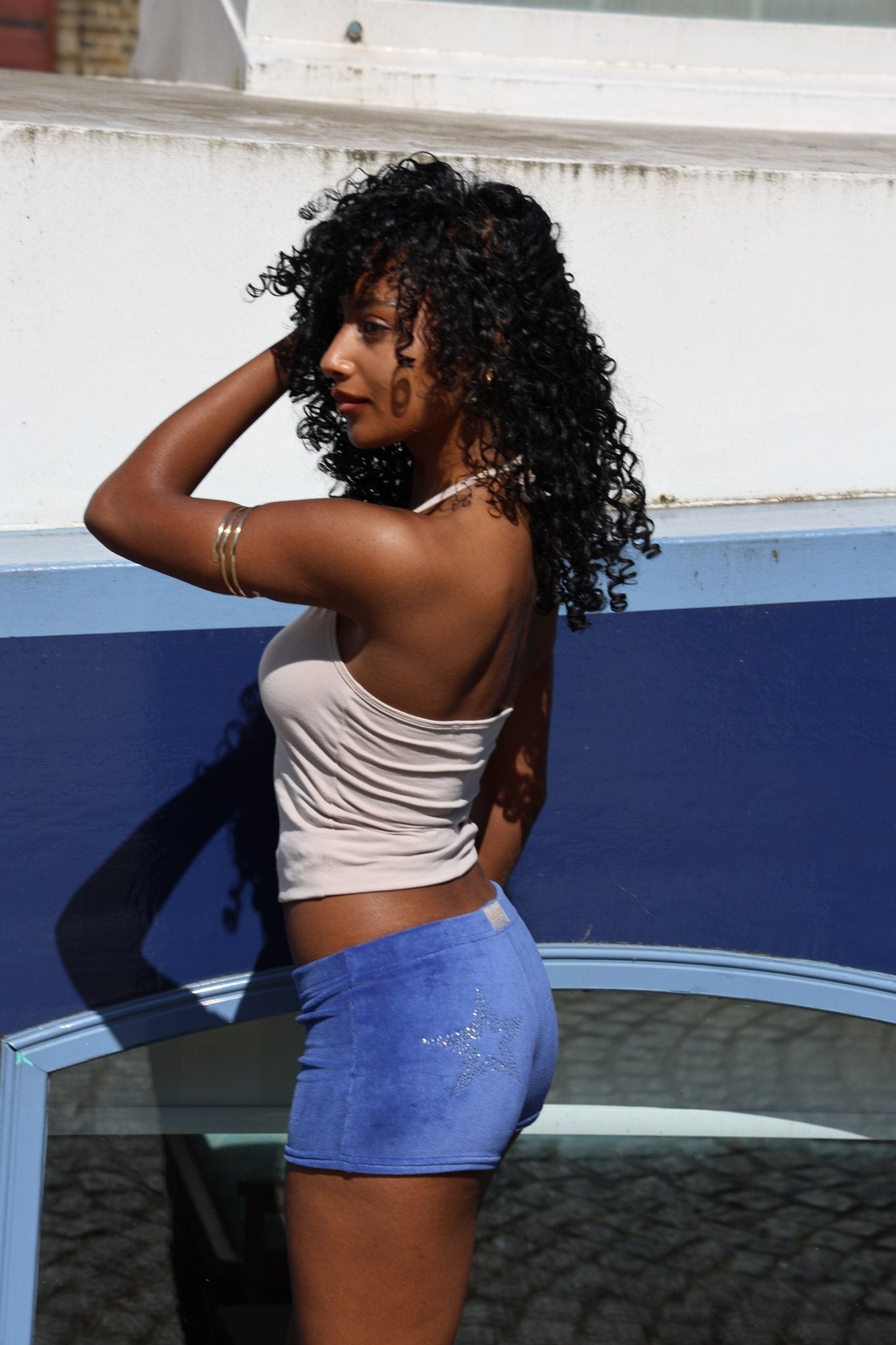 Franchie Shorts, Cobalt - Babble & Goose