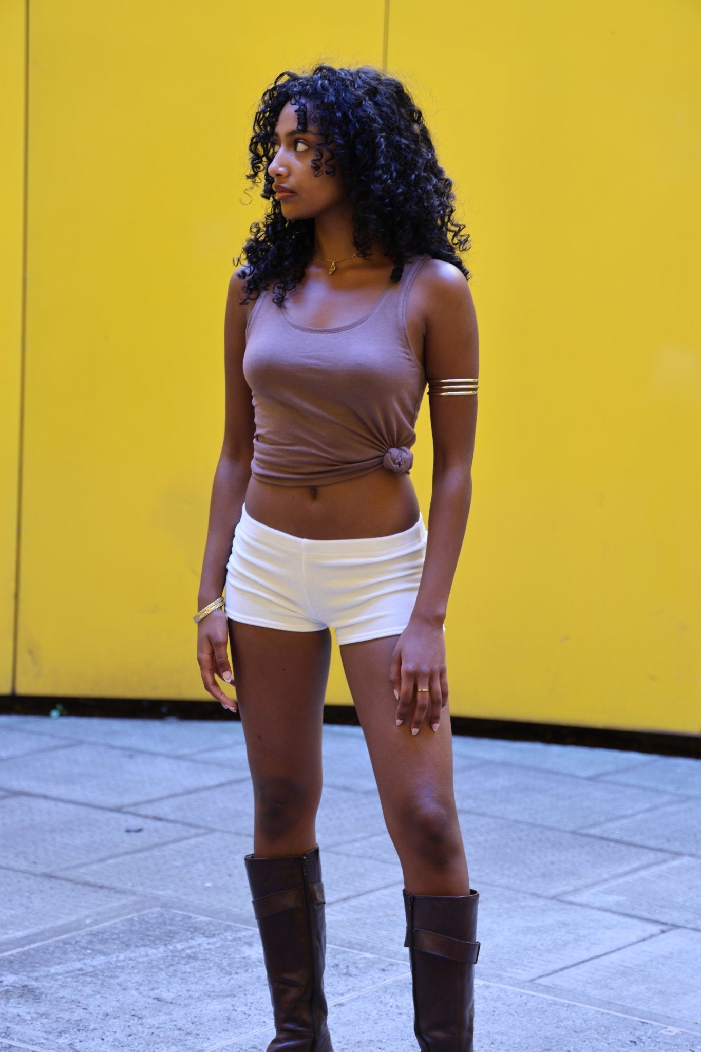 Franchie Shorts, Ivory - Babble & Goose