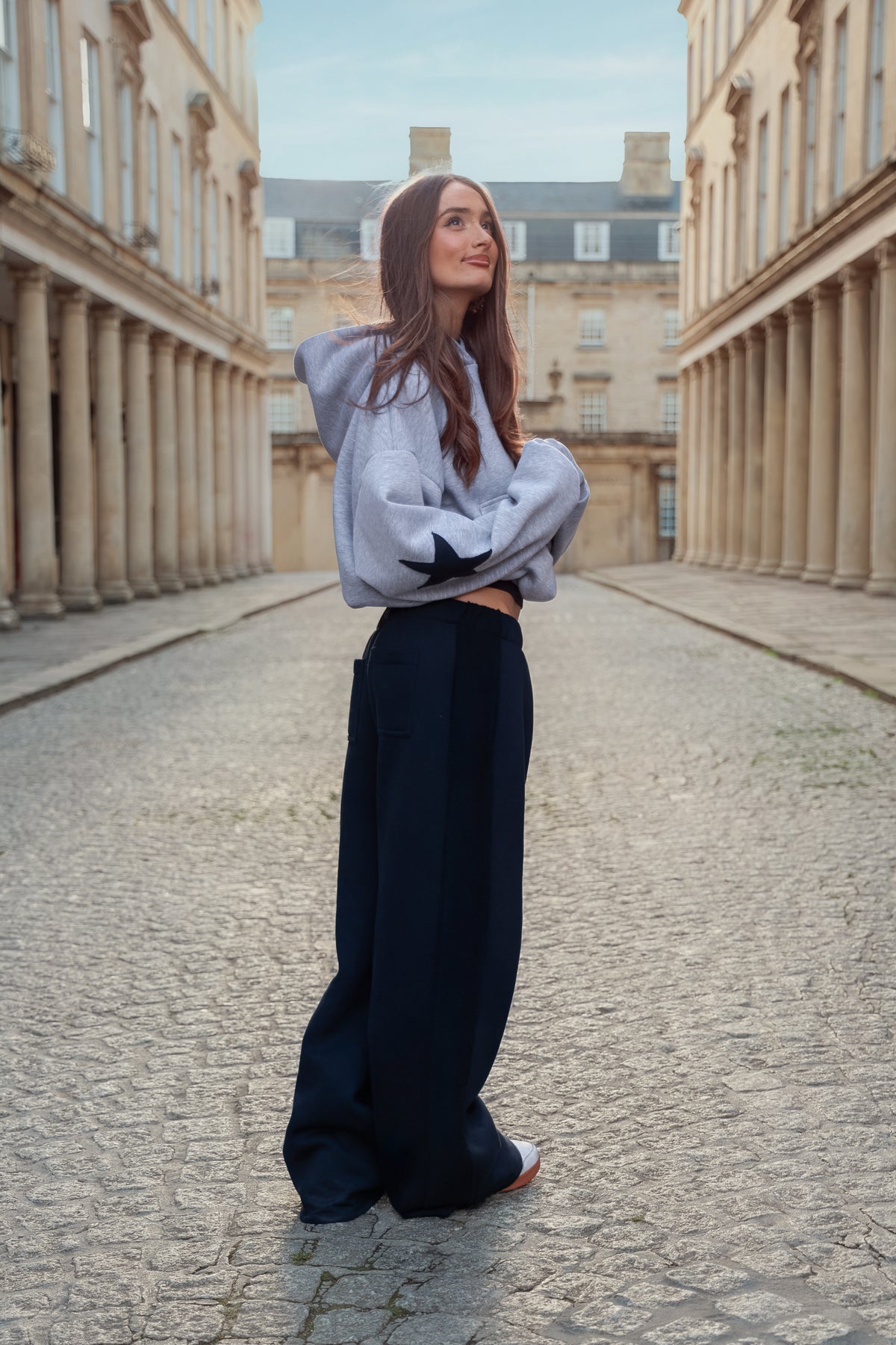Daisy Jackson Dark Navy & Navy Jersey Joggers
