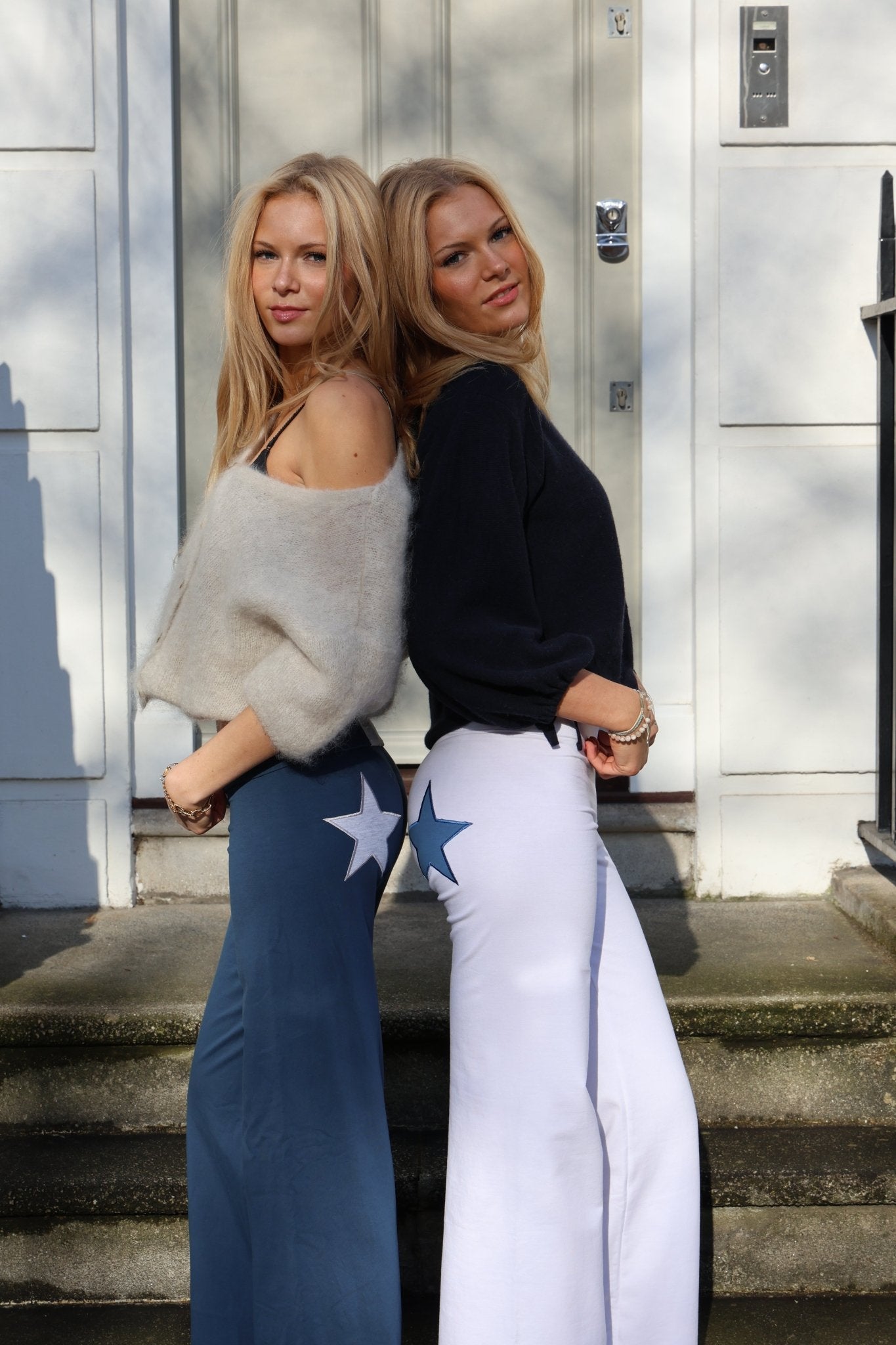 Jersey Star Jogger Navy / Light Grey - Babble & Goose