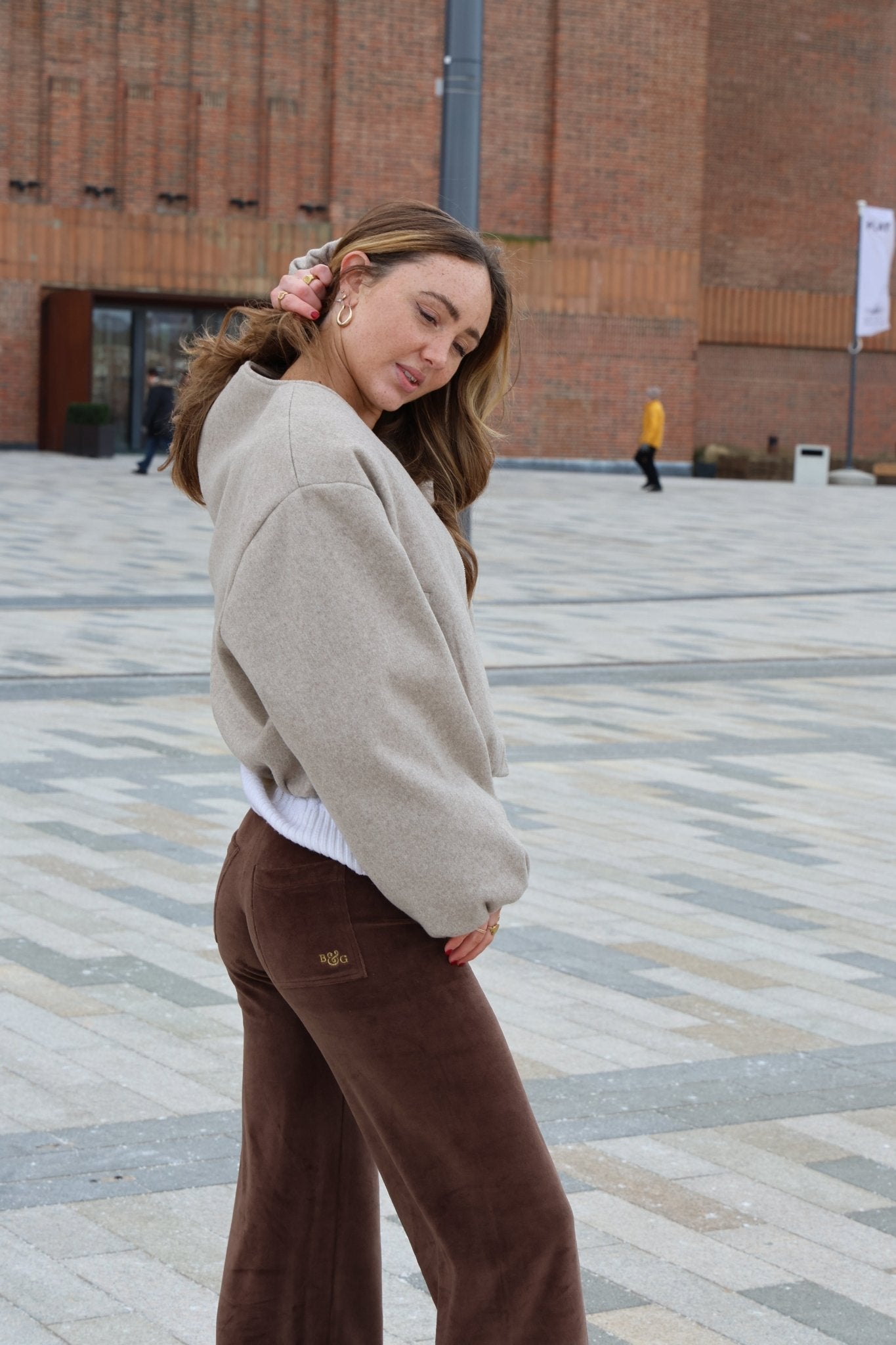 Laura Joggers - Chocolate - Babble & Goose