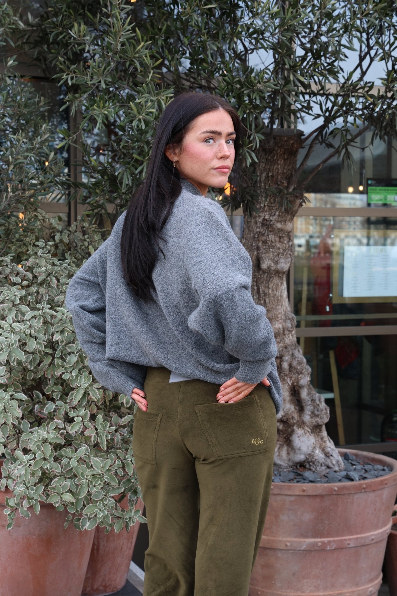 Laura Joggers - Olive - Babble & Goose