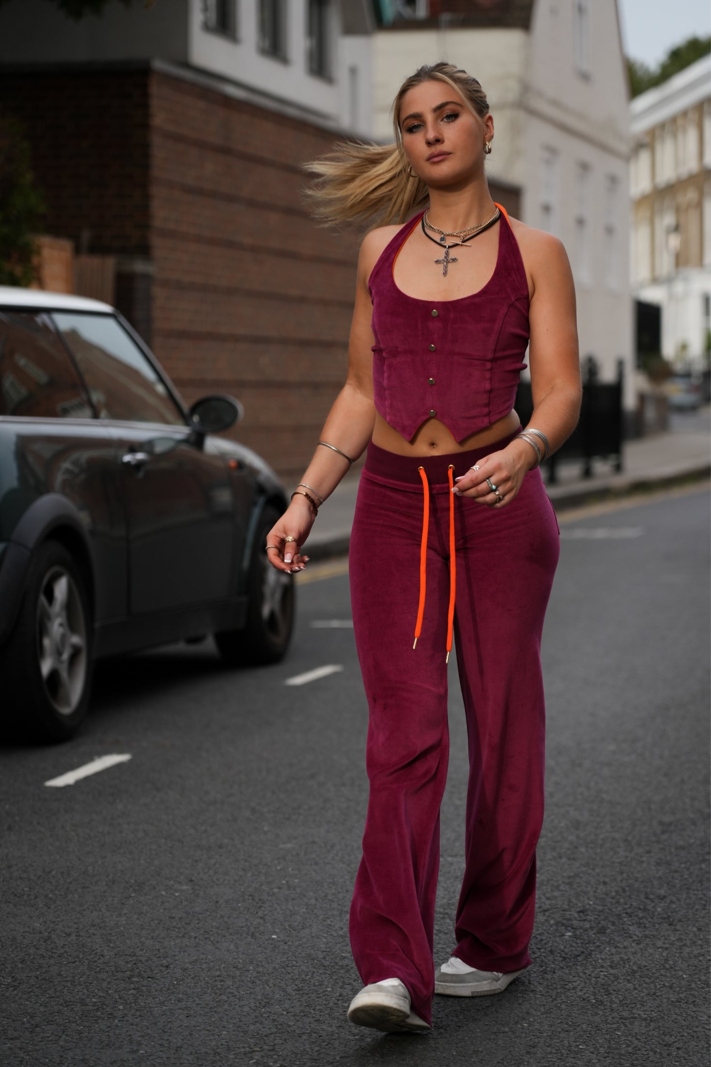 Tabby Waistcoat Bordeaux SALE