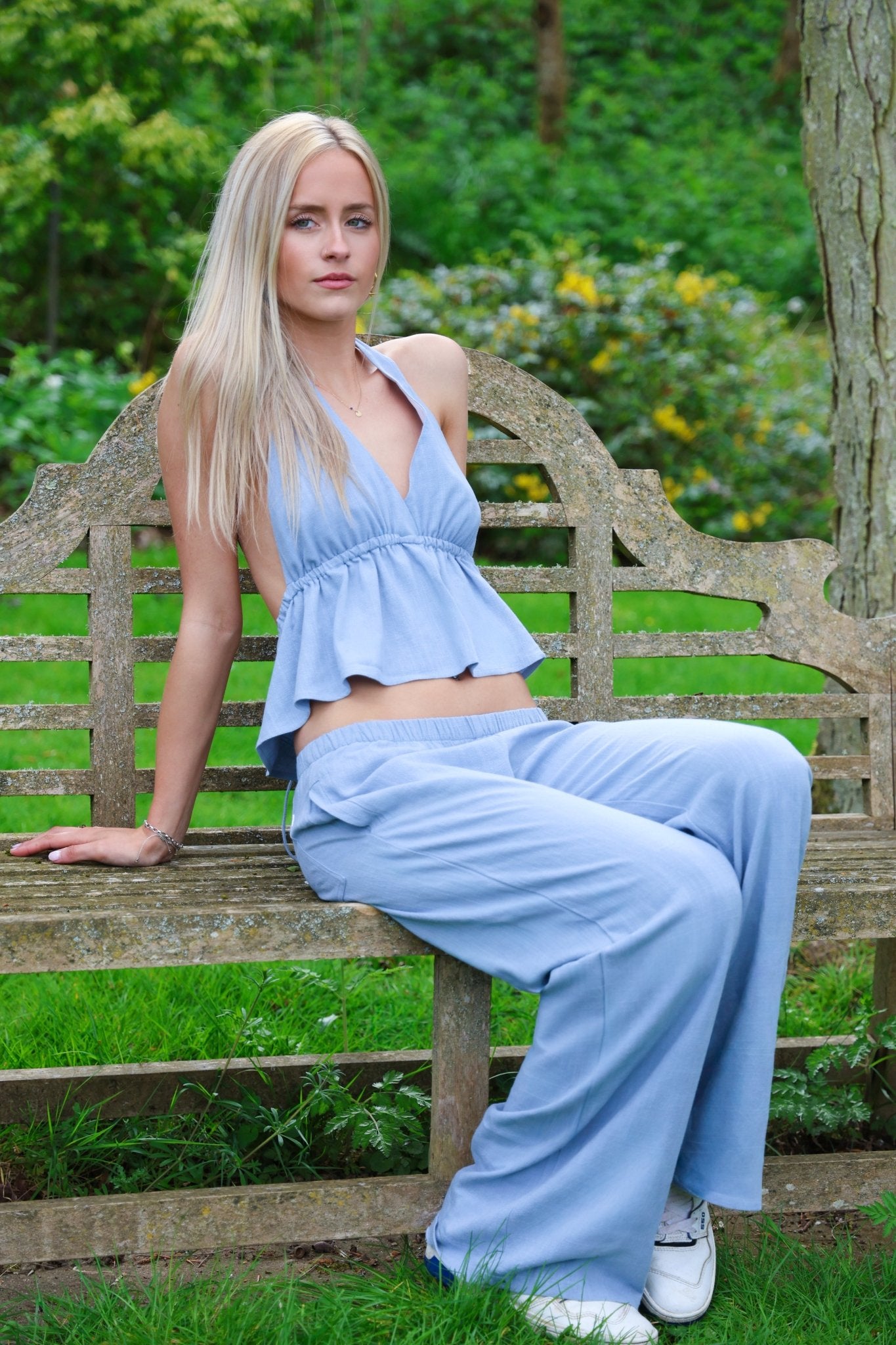 Lola Top - Dusky Blue - Babble & Goose