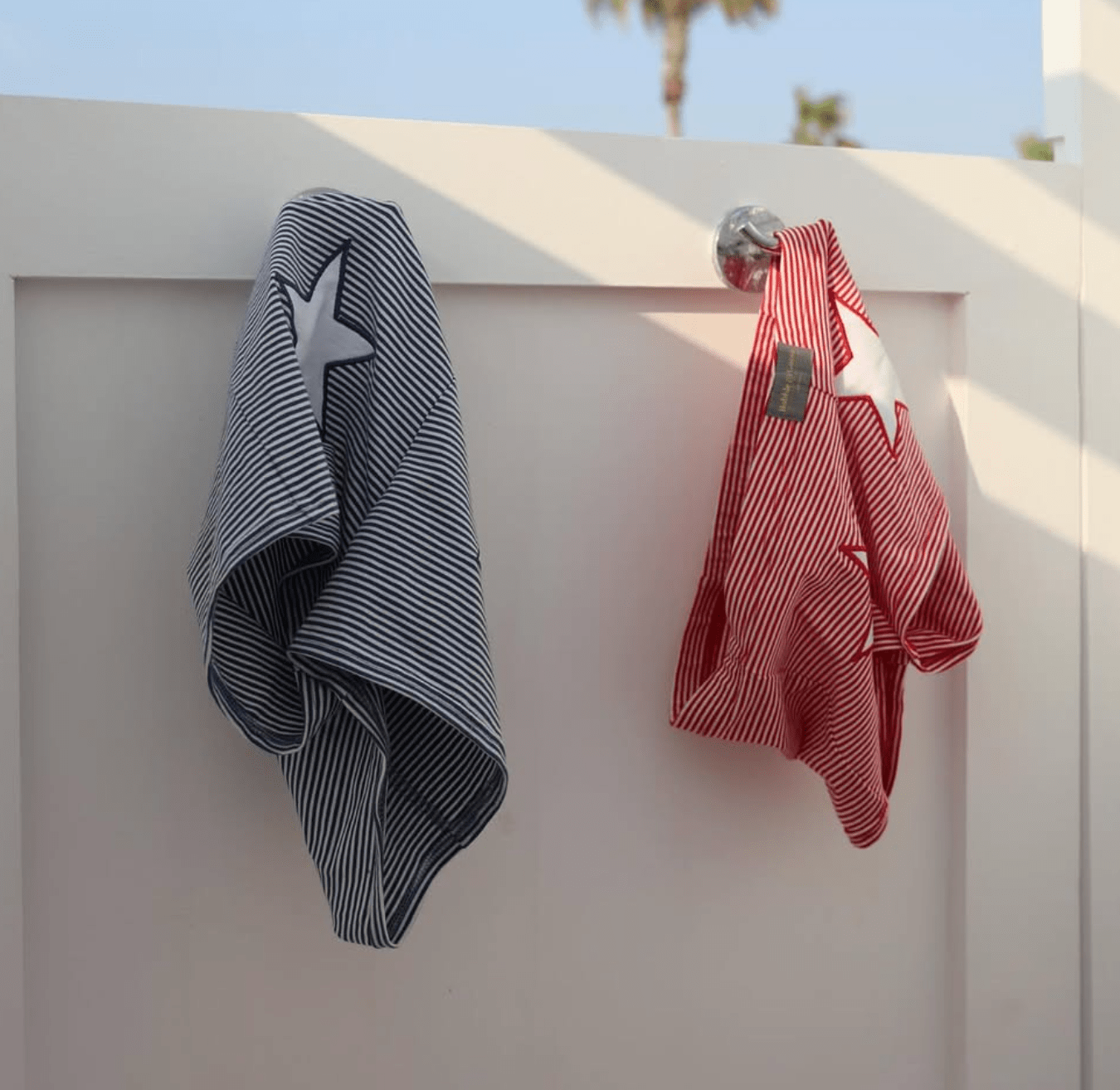 Sofia Star Stripe Shorts - Navy / White Stripe - Babble & Goose