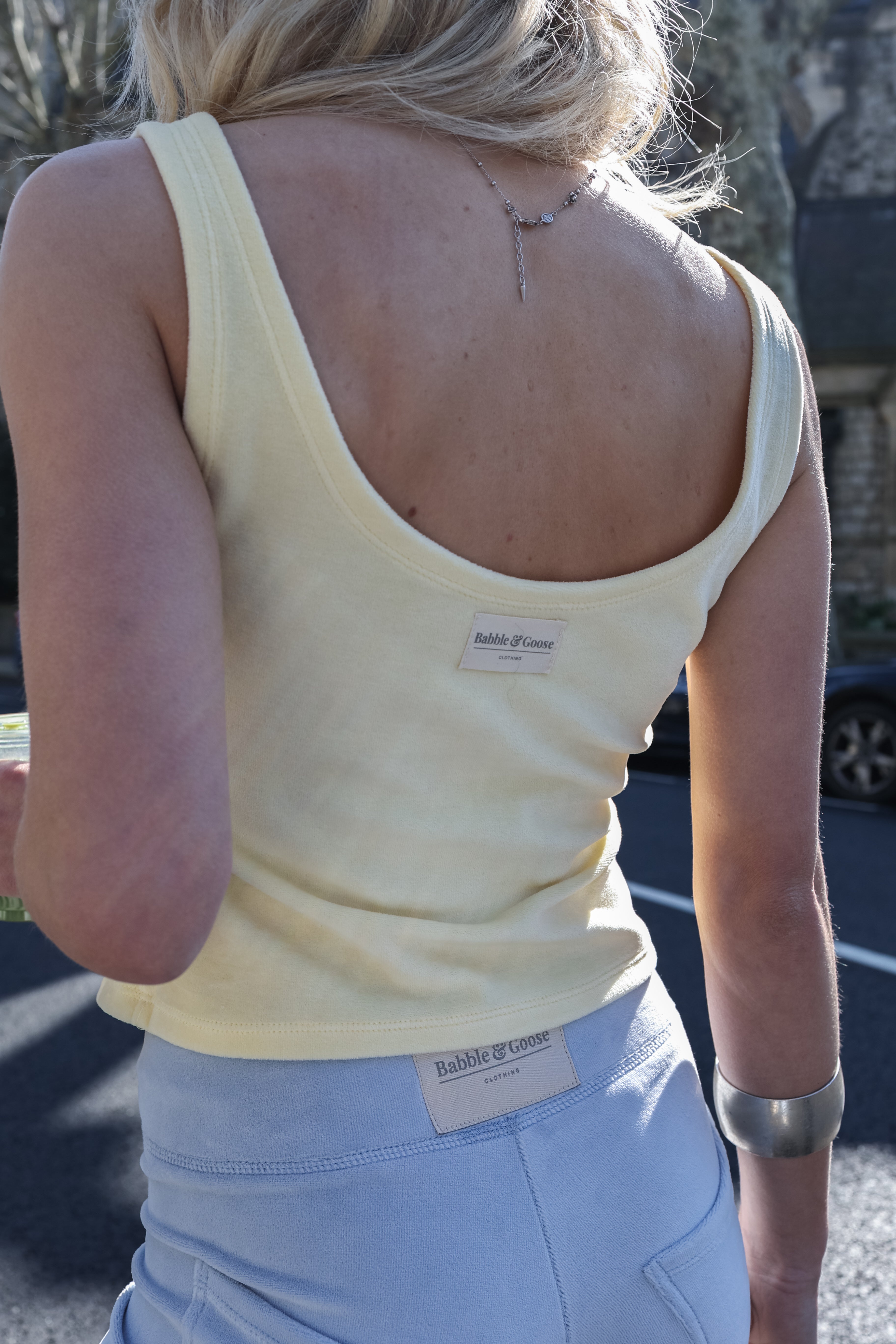 Rosa Vest Top - Butter Yellow