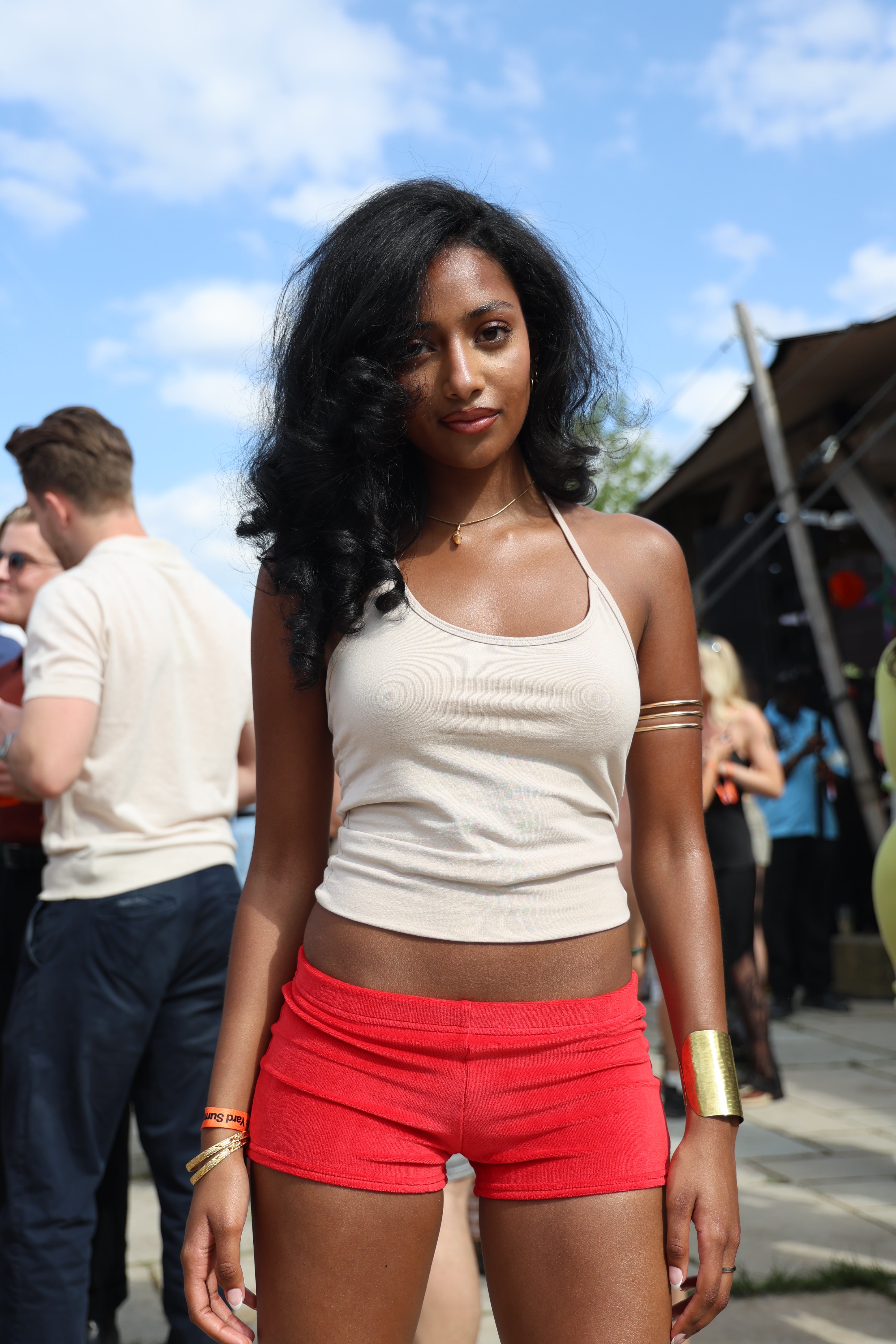 Franchie Shorts, Poppy