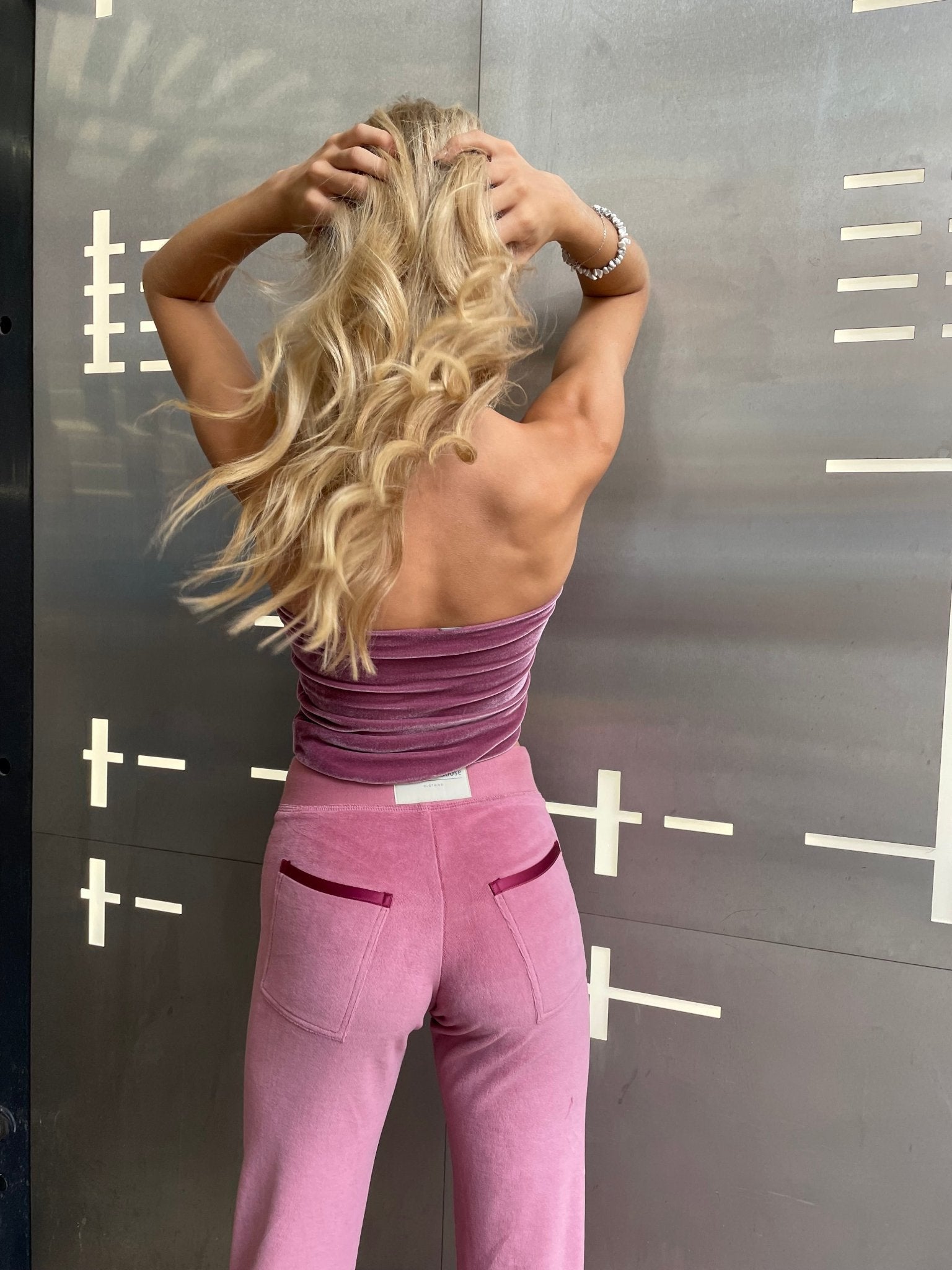 Allegra Jogger Old Pink / Bordeaux - Babble & Goose