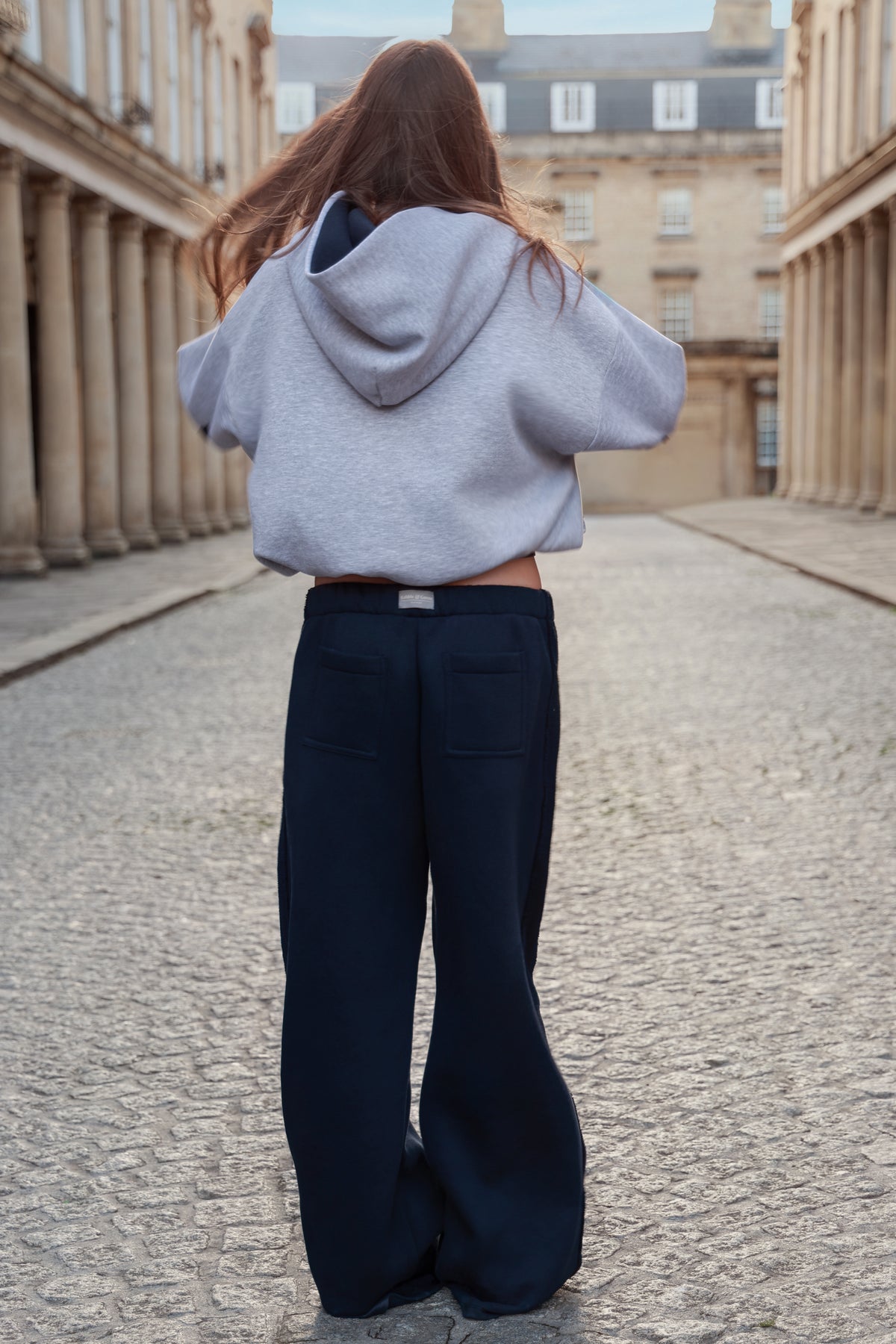 Daisy Jackson Dark Navy & Navy Jersey Joggers