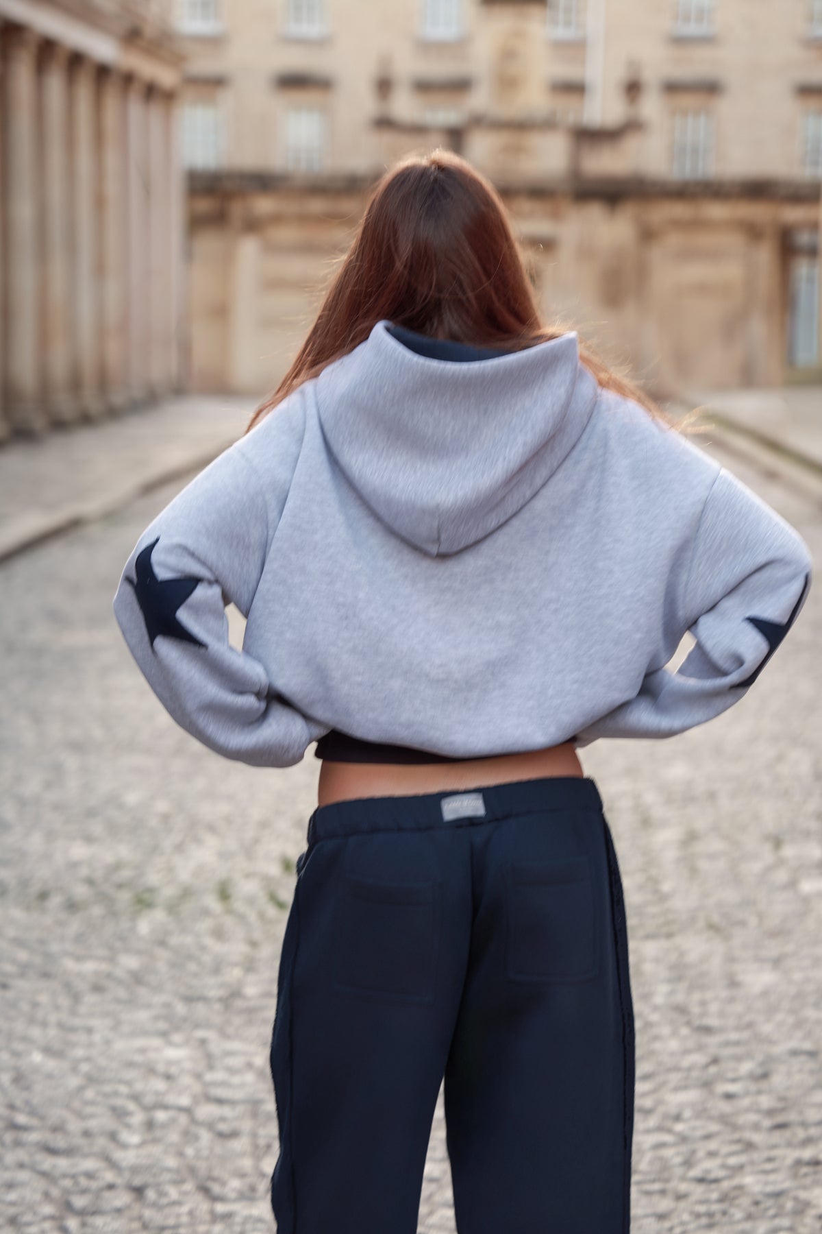 Daisy Jackson Dark Navy & Navy Jersey Joggers