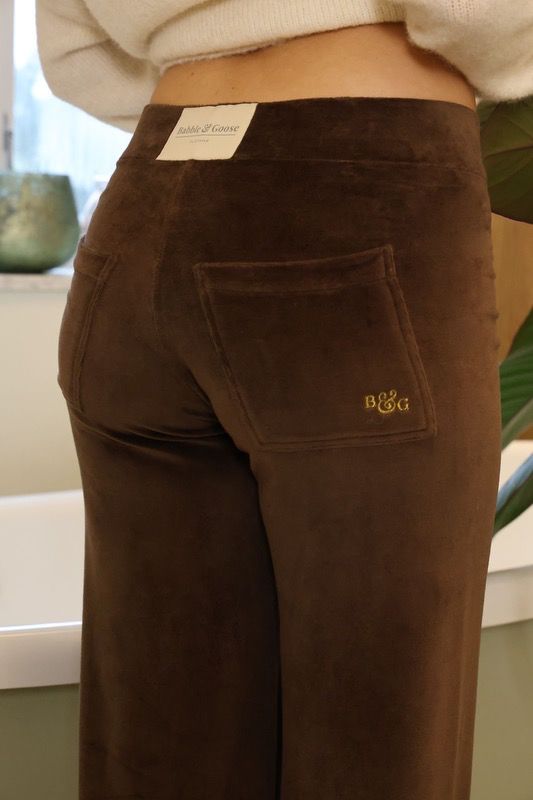 Laura Joggers - Chocolate - Babble & Goose