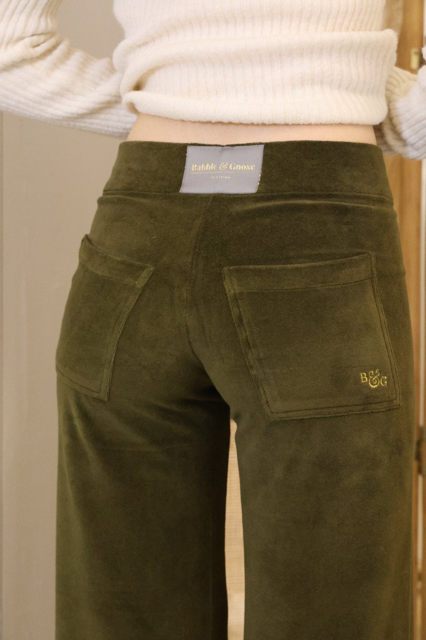 Laura Joggers - Olive - Babble & Goose